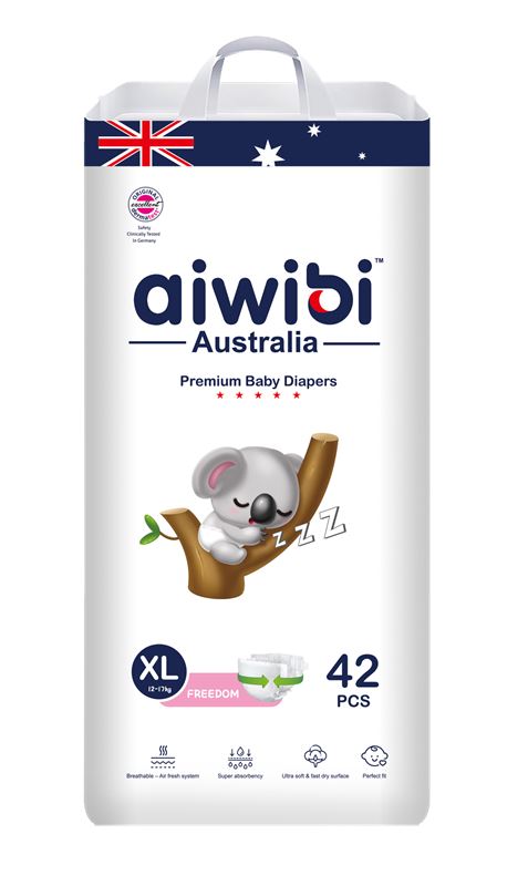 AIWIBI Freedom baby diapers, Size XL, 42 pieces pack