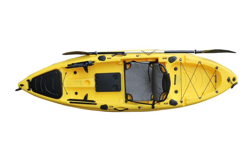 Vicking Codia kayak, top-down view with paddle